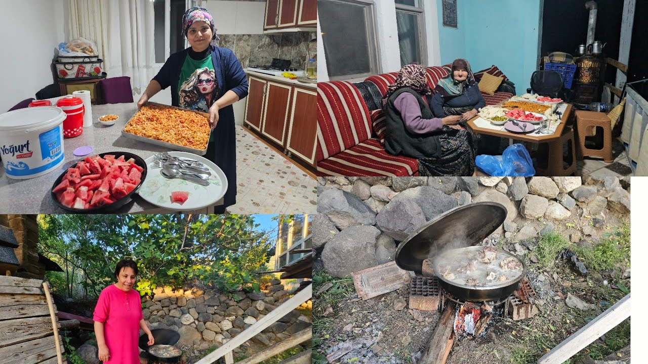 Kemikli et haşladım /köy Vlog