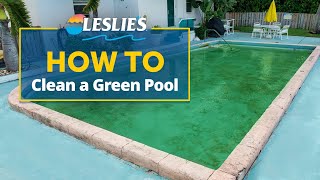 How To Clean A Green Pool Leslies