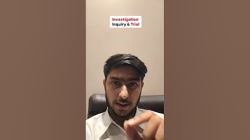 BNSS I Crpc I Investigation I Inquiry I Trial I Court #shorts #law #legaleducation #advocate