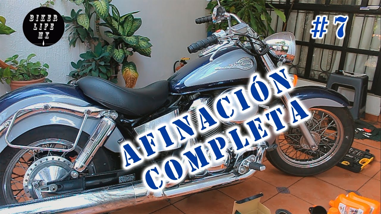 Afinación completa (cambio de aceite, bujías filtros) para la Honda Shadow | BIKER LIFE #7