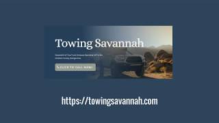 Towing Savannah
