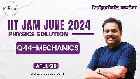 IIT JAM Physics Previous Year Solution 2024 |Q44-Mechanics | tourque| #iitjamphysics #iitjam2024