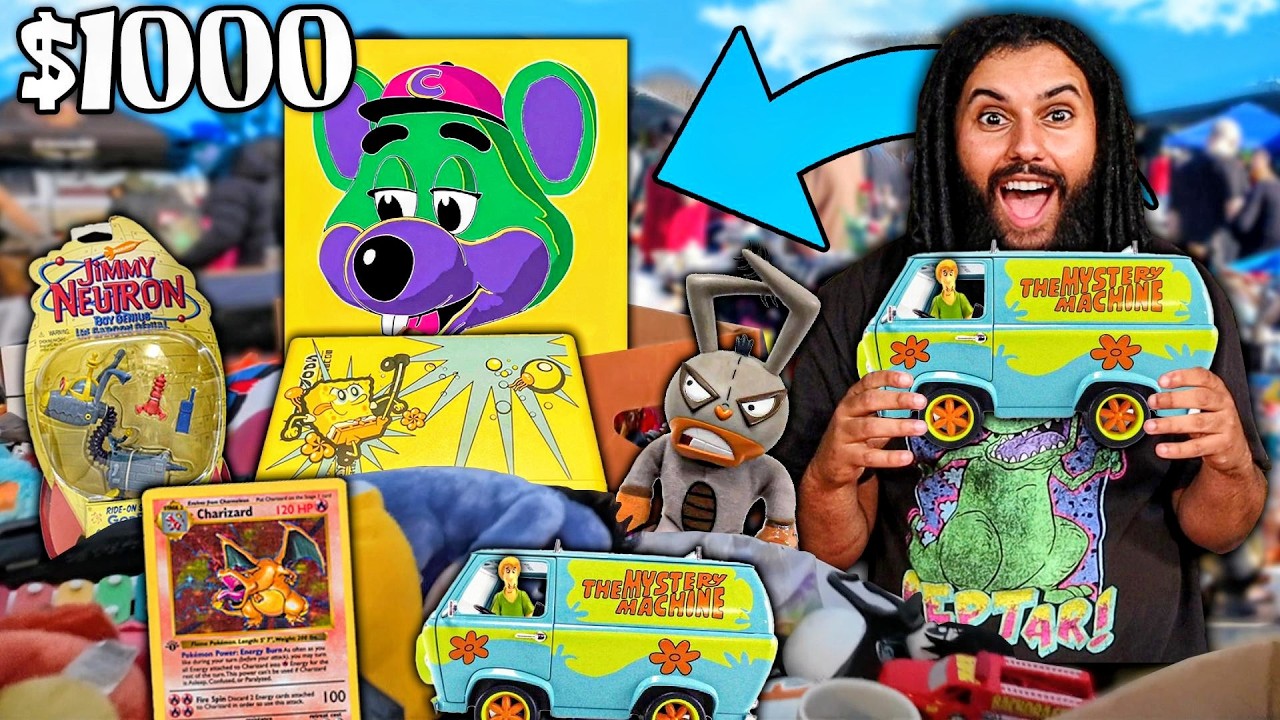 This Flea Market Was a GOLDMINE of Rare Nostalgic Treasures!