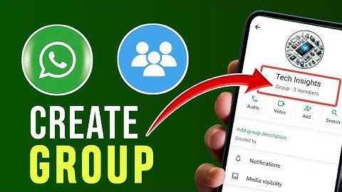 How to Create Whatsapp group for Beginners (2024) || tech Insights