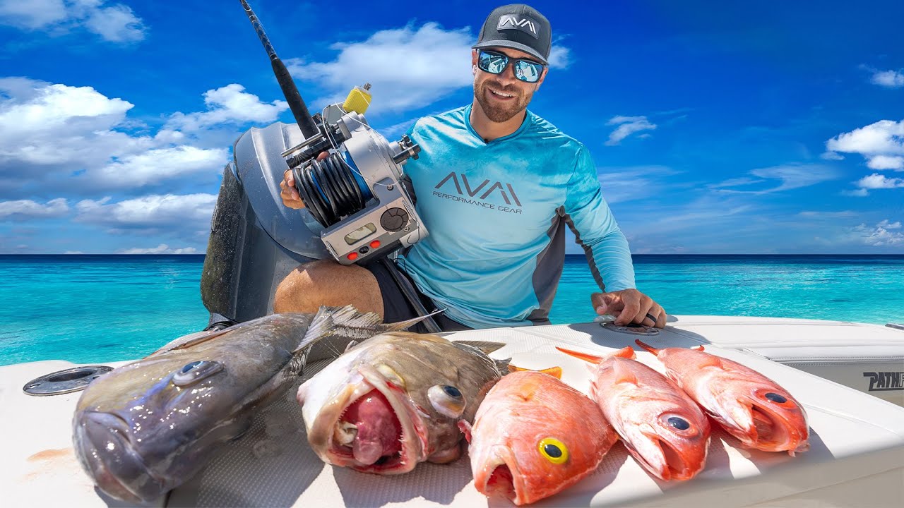 The Best Deep Sea Fish in Florida | Queen Snapper, Grouper, Yellow Eye & Tile Fish Catch & C