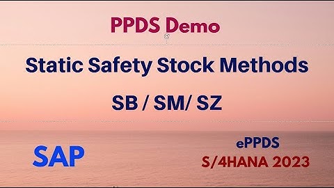 Step-by-Step Guide to understand Static Safety Stock Method Calculation| Tutorial for beginners|