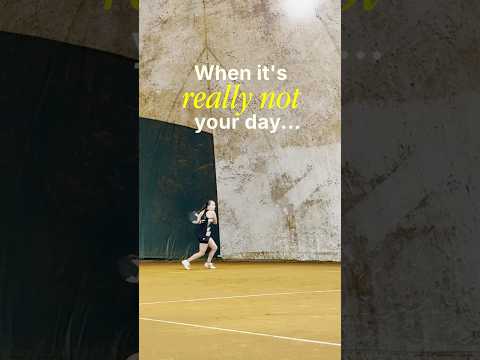 When it's clearly not your day, but... #fighter #tennismatch