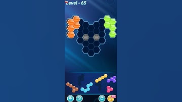 BLOCK! Hexa Puzzle! Semi-pro Level 65 (Rotate) - Lösung Solution Walkthrough