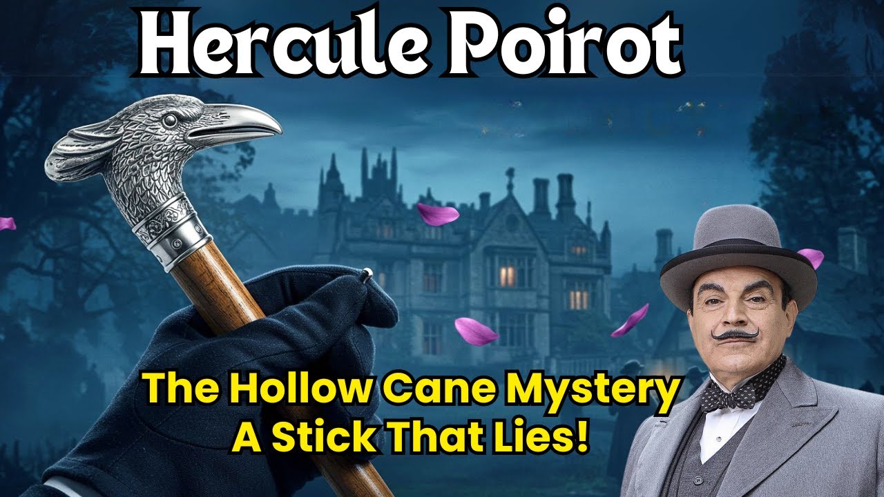 Hercule Poirot Hollow Cane Mystery: A Stick That Struck Twice | A Hercule Poirot Story
