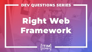 What Web Framework Should I Use For My C# Project?