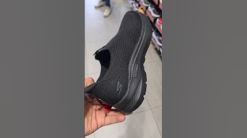 Skechers Black Shoes - Go Walk 6 Hyper Pillars #walkingshoes #shorts