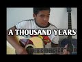 A thousand year&#39;s - Guitar Cover