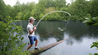 Hunting BACKWOODS BASS In A Hidden GEM! (Return to Fisherman's Heaven)