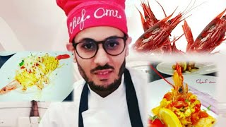 سباكيتي بالكروفيط والتفاح طبق المطاعم مع chef omi مع جميع الاسرار