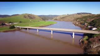 Clips from a few short flights over the russian river on beautiful
saturday, days after first major storm of 2017 and king tide. clip is
...