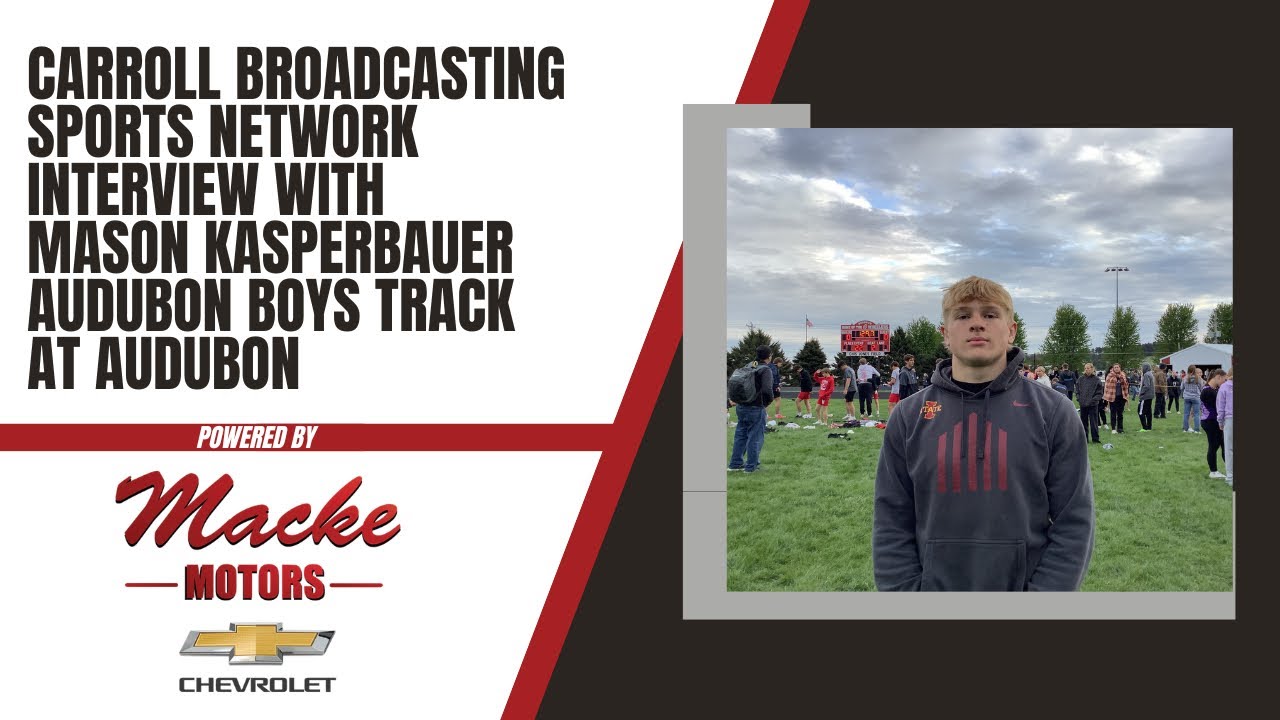 Carroll Broadcasting Sports Network interview with Mason Kasperbauer of Audubon Boys Track