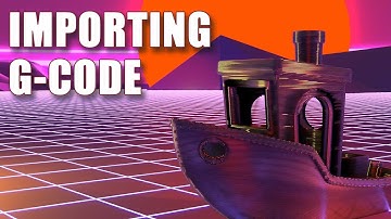 How to import G-Code into Blender and Animate it printing