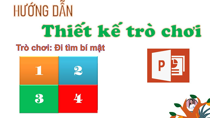 Hướng dẫn làm trò chơi ô chữ trong powerpoint 2013