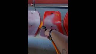 Cleaning Stadium Seats With Fire |😲😲| #shorts