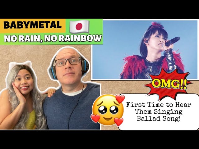 BABYMETAL - NO RAIN, NO RAINBOW | REACTION!❤️🇯🇵 class=