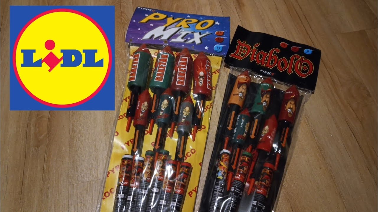 RAKIETY Z LIDLA 💥 Zestaw Sylwestrowy Pyro Mix i Rakiety Diabolo | Lidl Fajerwerki 2024/2025