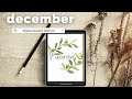 DECEMBER DIGITAL PLAN WITH ME |  December 2023 Digital Bullet Journal | 2024 Digital Bullet Journal