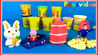 Play Doh Konijn en Paaseieren maken | Family Toys Collector