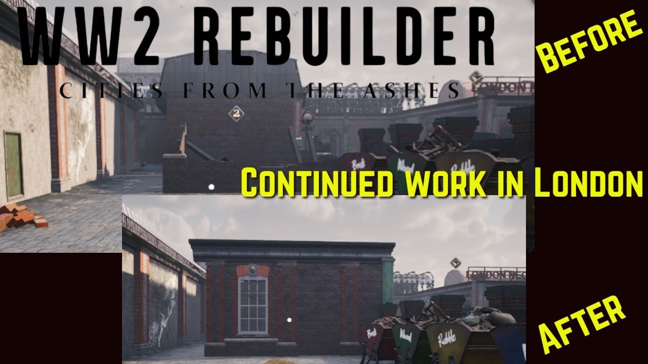 WW2 rebuilder - Continued work in London #ww2 #ww2rebuilder - YouTube