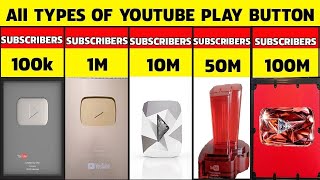 All YOU TUBE Play Buttons | Comparison