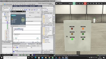 Semáforo completo con petición de paso TIA PORTAL y FACTORY IO.