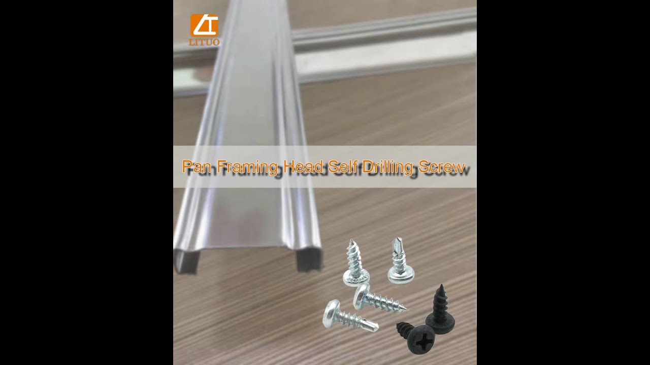 Pan framing head drywall screws also used on steel stud