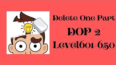 DOP 2 : Delete one part Level 601 to 650 gameplay walkthrough solution #gaming #gamingvideos