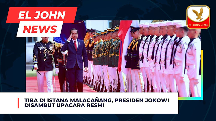 Tiba di Istana Malacañang, Presiden Jokowi Disambut Upacara Resmi