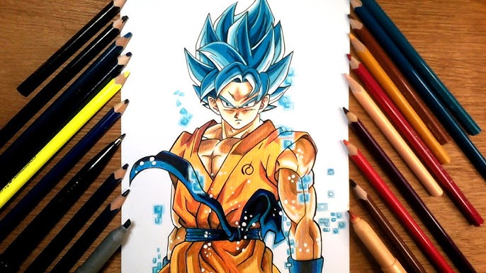 Goku ssj blue kaioken - Desenho de persian_gael - Gartic