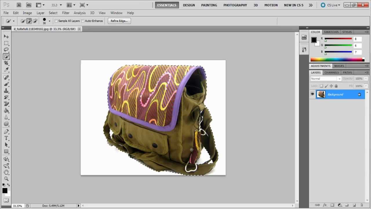 How to use brush tool and layer masks in YouTube