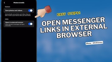 How to Set Messenger to Open links in External Browser (iPhone iOS 18 - UPDATED)
