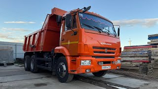 картинка: Обзор на КамАЗ 15ку 65115 с мотором Cummins и коробкой ZF9