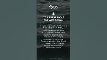 Top 5 Best Tools For Web Design
