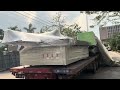 Loading Industrial Printing Machine into Container | Factory Shipment