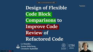 Short Intro: Design of Flexible Code Block Comparisons to Improve Code Review of Refactored Code​
