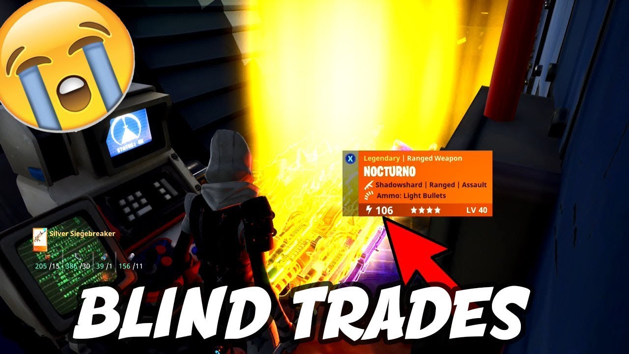 new blind trading for my whole inventory with fans must watch fortnite save the world - random fortnite inventory generator