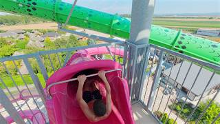 Pink Tube Water Slide at S Klub Aquapark 🇷🇸