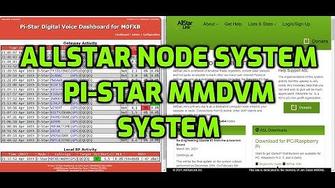 ALLSTAR NODE-PI STAR HOTSPOT-DSTAR and ANALOGUE-HAM RADIO
