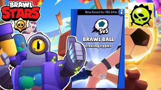 New Event!!! Brawl Ball 5vs5 Freezing Ripples - Brawl Stars