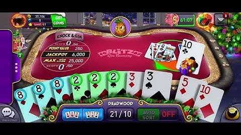 #Gin rummy plus - jackpot 6000 +25,000 coins