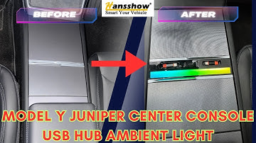 Tesla Model Y Juniper USB Hub/Center Console Ambient Light