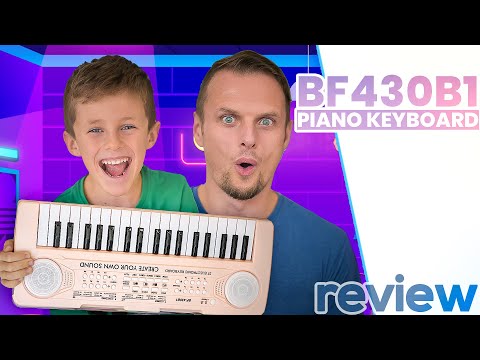37 Keys Piano Keyboard Review // Sanlinkee BIGFUN BF-430-B1 with Microphone