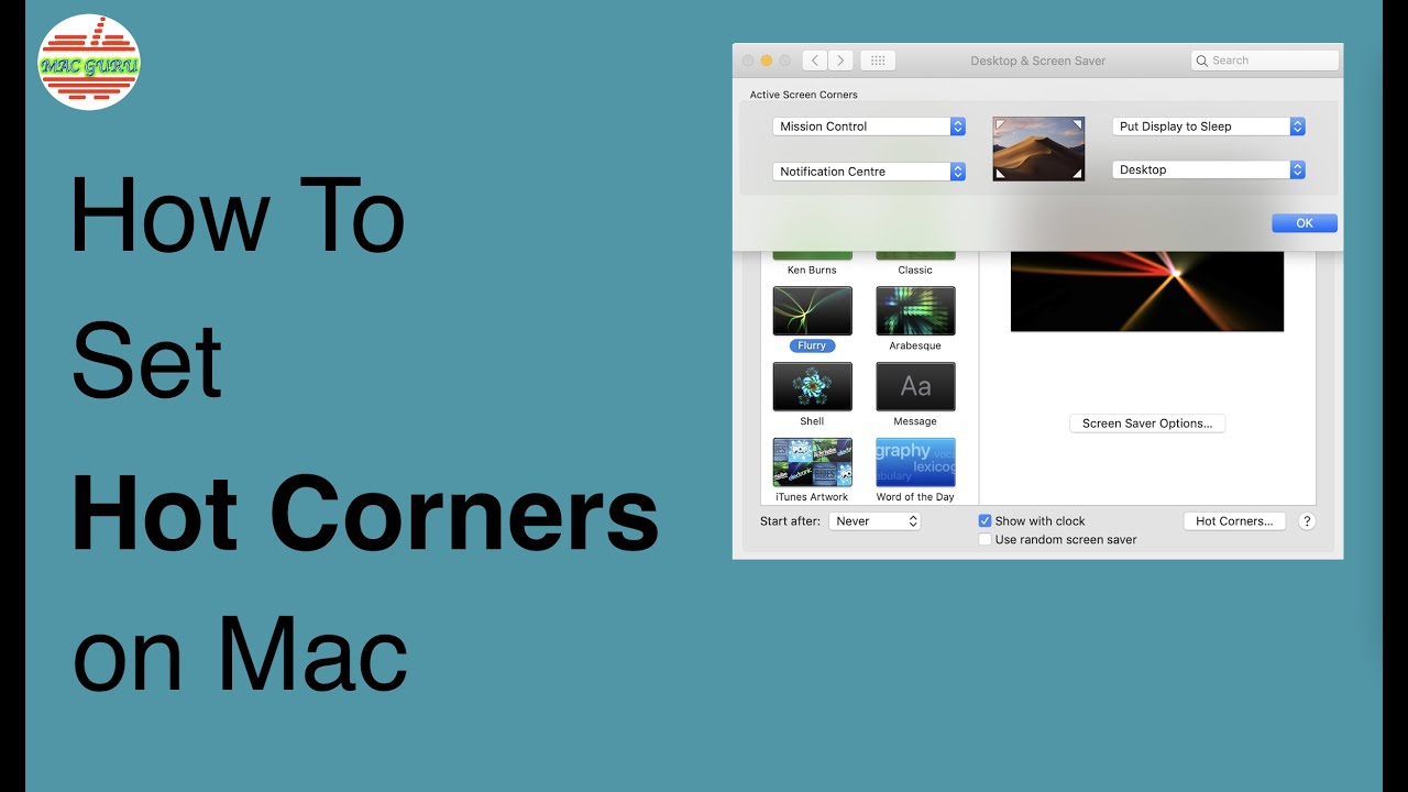 How To Set Hot Corners on Mac YouTube