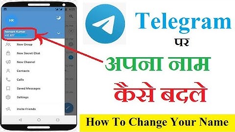 How To Change Your Name In Telegram On Android | How To Change Your Name In Telegram