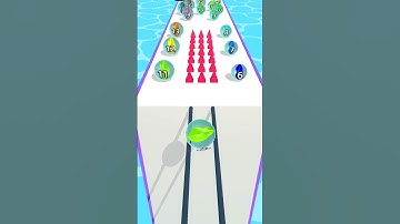 Marble Run 3D - Color Ball Race || Satisfying Mobile Gameplay || Part #4 || EAQ Gaming #shorts